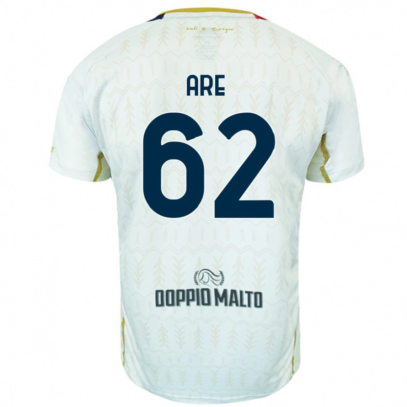 Danxen Mujer Camiseta Emmanuele Are #62 Blanco 2ª Equipación 2024/25 La Camisa