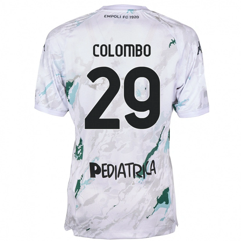 Danxen Mujer Camiseta Lorenzo Colombo #29 Gris 2ª Equipación 2024/25 La Camisa