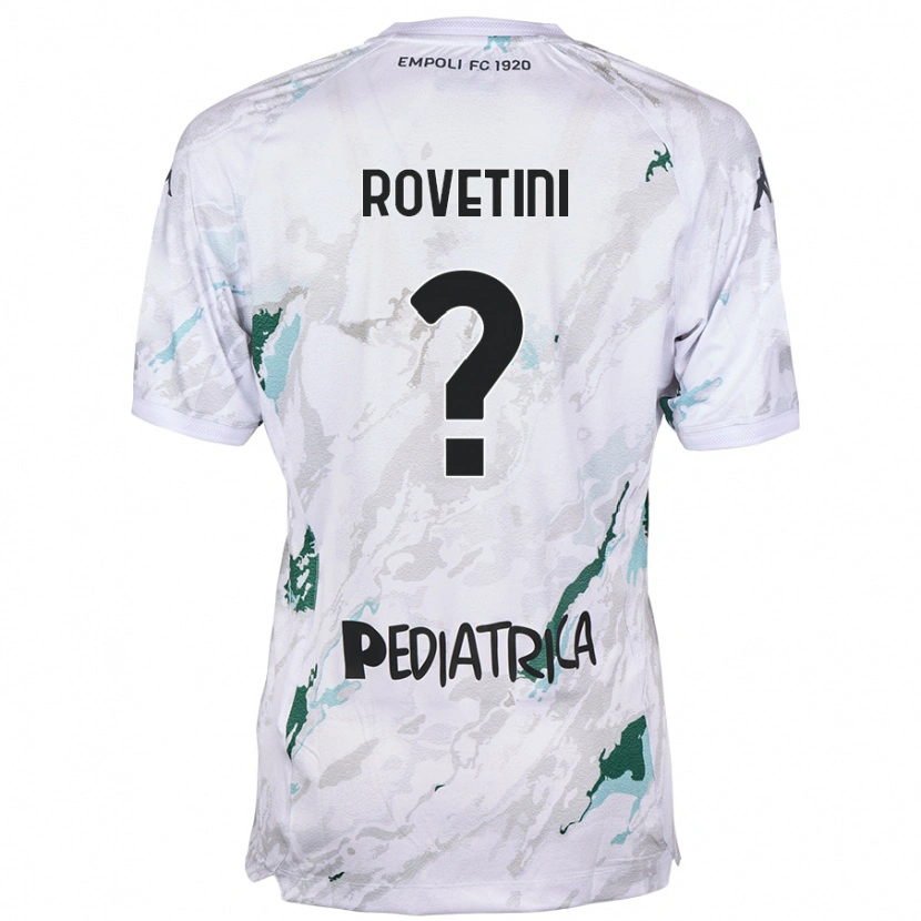 Danxen Mujer Camiseta Alessandro Rovetini #0 Gris 2ª Equipación 2024/25 La Camisa