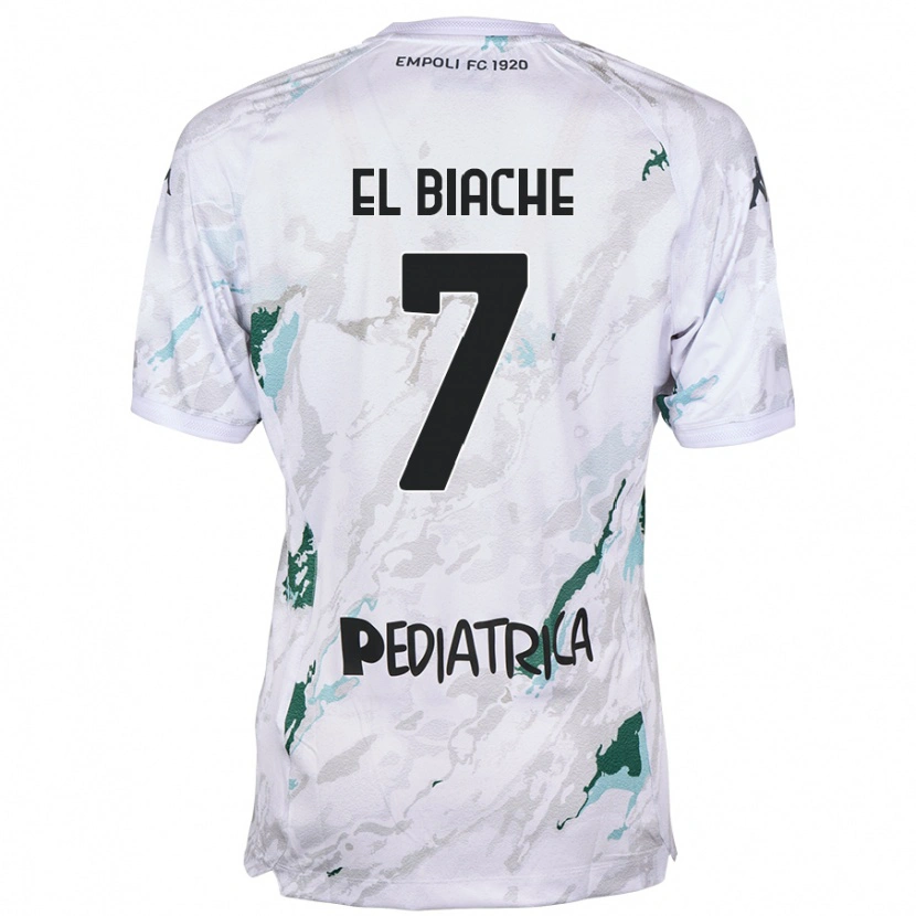 Danxen Mujer Camiseta Noah El Biache #7 Gris 2ª Equipación 2024/25 La Camisa