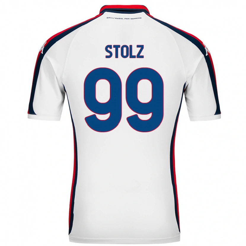 Danxen Mujer Camiseta Franz Stolz #99 Blanco 2ª Equipación 2024/25 La Camisa