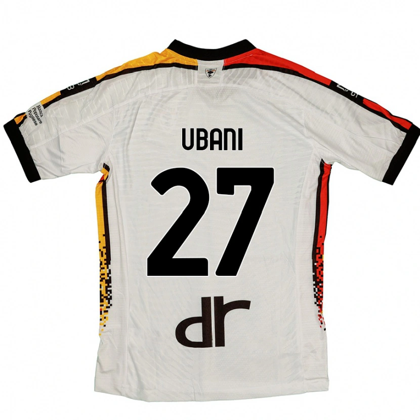 Danxen Mujer Camiseta Marlon Ubani #27 Blanco Negro 2ª Equipación 2024/25 La Camisa