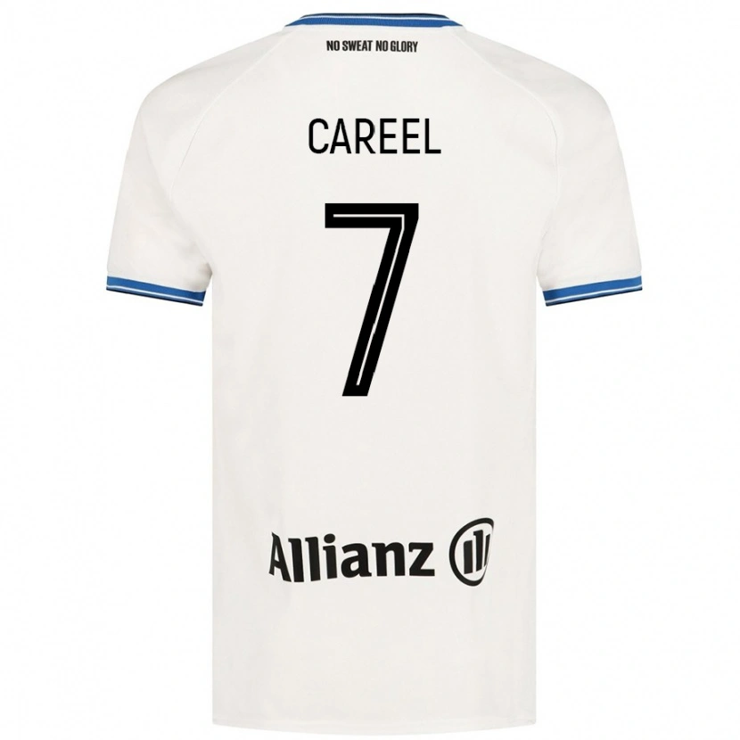 Danxen Mujer Camiseta Oona Careel #7 Blanco 2ª Equipación 2024/25 La Camisa