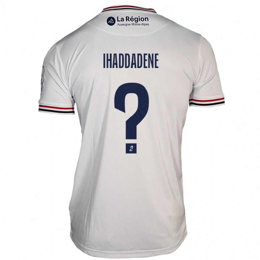 Danxen Mujer Camiseta Ilan Ihaddadene #0 Blanco 2ª Equipación 2024/25 La Camisa