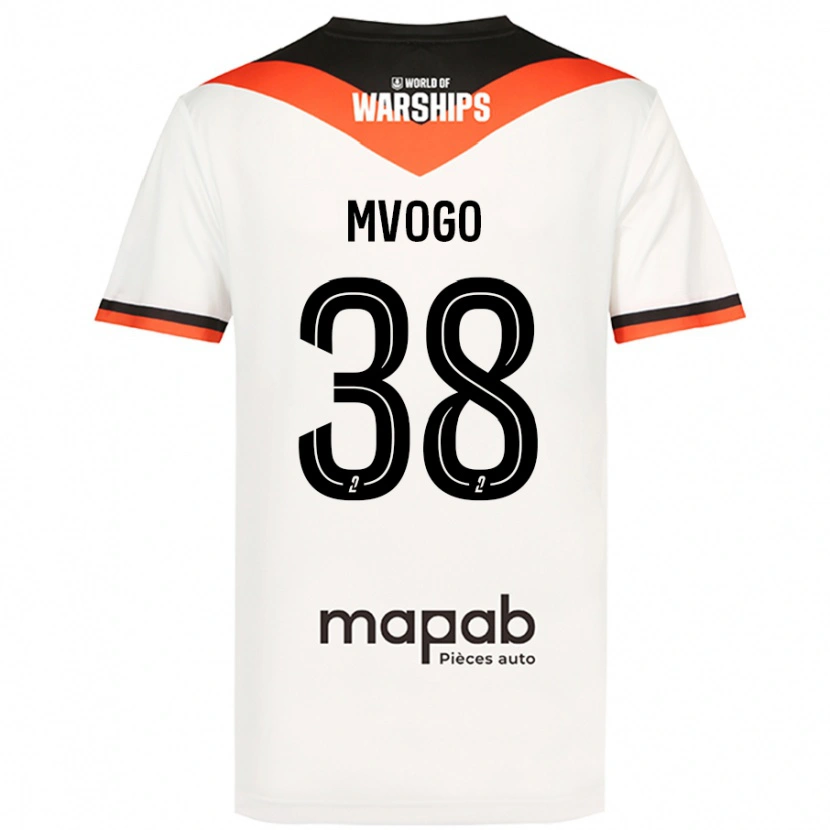 Danxen Mujer Camiseta Yvon Mvogo #38 Blanco 2ª Equipación 2024/25 La Camisa