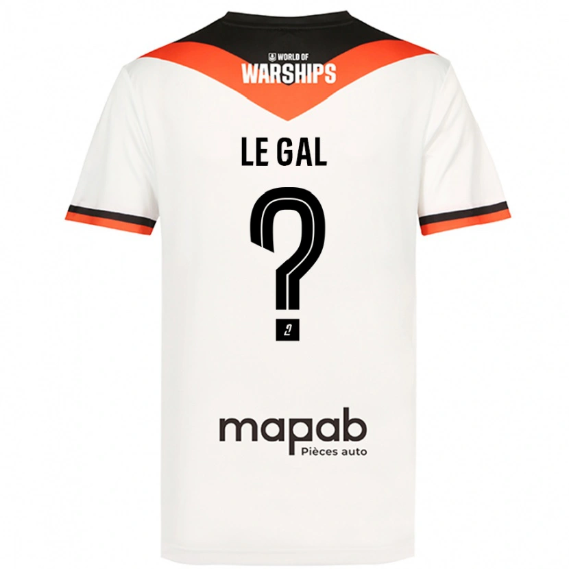 Danxen Mujer Camiseta Noah Le Gal #0 Blanco 2ª Equipación 2024/25 La Camisa