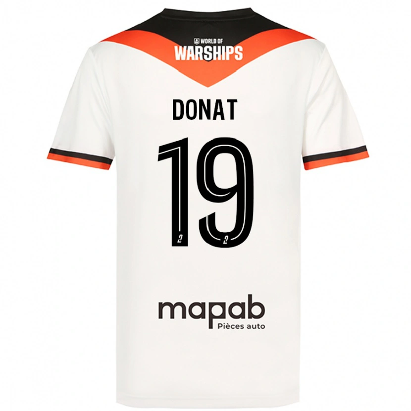 Danxen Mujer Camiseta Noa Donat #19 Blanco 2ª Equipación 2024/25 La Camisa