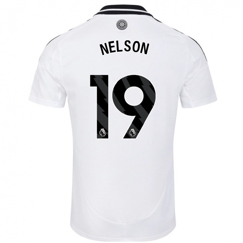 Danxen Niño Camiseta Reiss Nelson #19 Blanco 1ª Equipación 2024/25 La Camisa