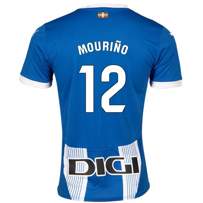 Danxen Niño Camiseta Santiago Mouriño #12 Azul 1ª Equipación 2024/25 La Camisa