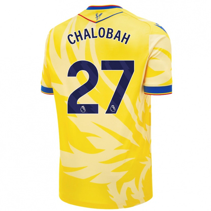 Danxen Niño Camiseta Trevoh Chalobah #27 Amarillo 2ª Equipación 2024/25 La Camisa