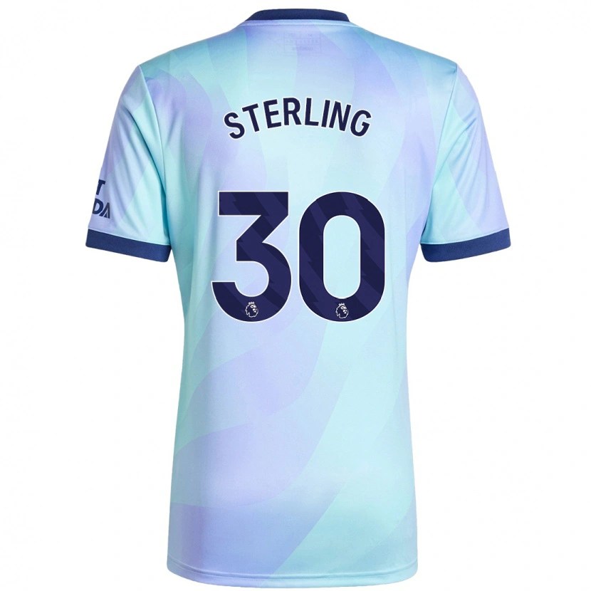 Danxen Niño Camiseta Raheem Sterling #30 Agua Equipación Tercera 2024/25 La Camisa