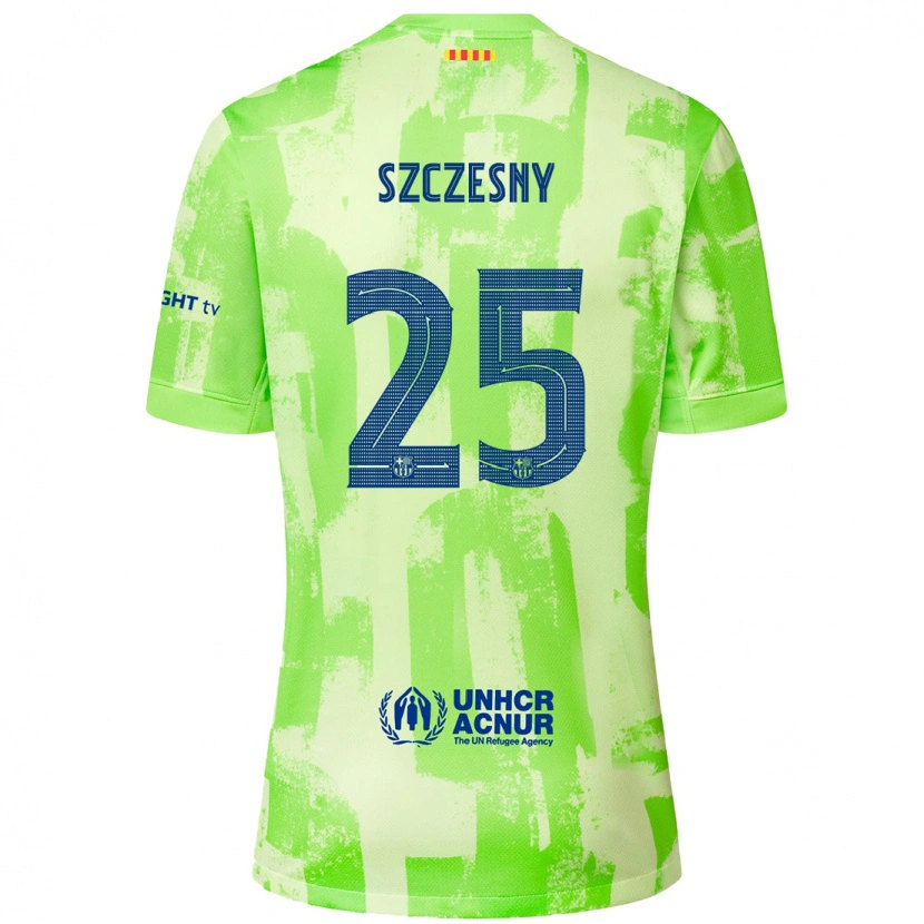 Danxen Niño Camiseta Wojciech Szczesny #25 Lima Equipación Tercera 2024/25 La Camisa