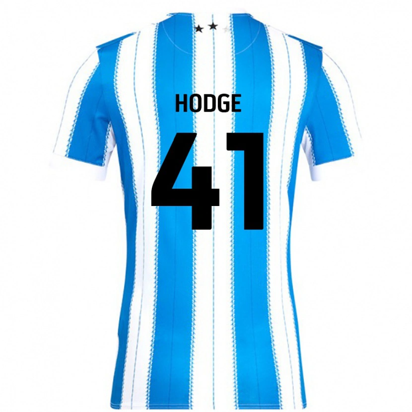 Danxen Niño Camiseta Joe Hodge #41 Azul Blanco 1ª Equipación 2024/25 La Camisa