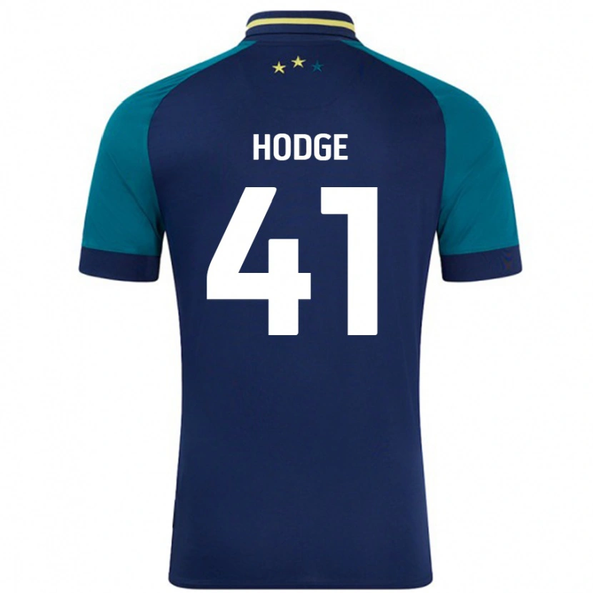 Danxen Niño Camiseta Joe Hodge #41 Azul Marino Verde Oscuro 2ª Equipación 2024/25 La Camisa