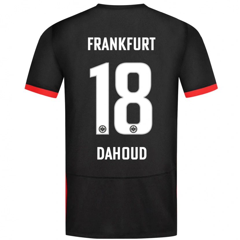 Danxen Niño Camiseta Mahmoud Dahoud #18 Negro 2ª Equipación 2024/25 La Camisa