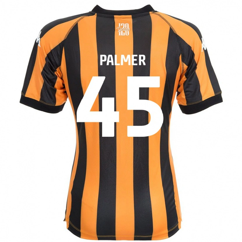 Danxen Niño Camiseta Kasey Palmer #45 Negro Ámbar 1ª Equipación 2024/25 La Camisa