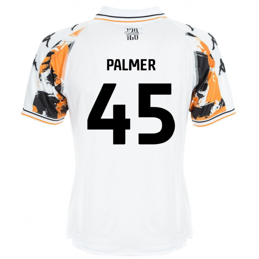 Danxen Niño Camiseta Kasey Palmer #45 Blanco 2ª Equipación 2024/25 La Camisa