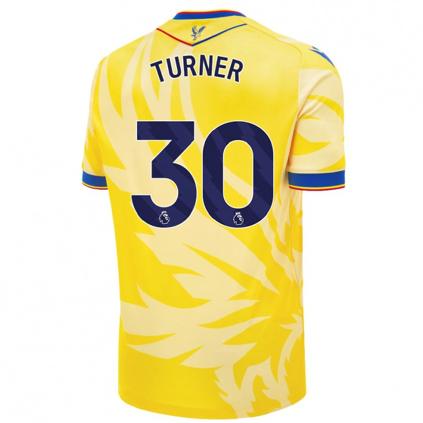 Danxen Niño Camiseta Matt Turner #30 Amarillo 2ª Equipación 2024/25 La Camisa