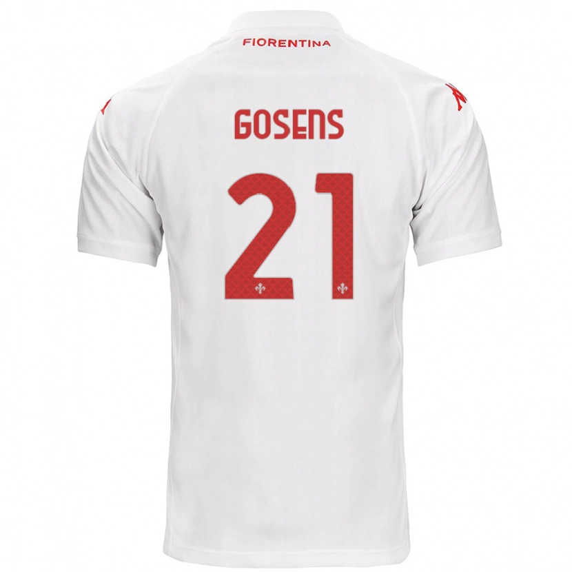 Danxen Niño Camiseta Robin Gosens #21 Blanco 2ª Equipación 2024/25 La Camisa