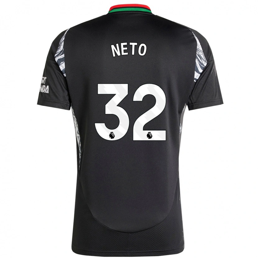 Danxen Niño Camiseta Neto #32 Negro 2ª Equipación 2024/25 La Camisa