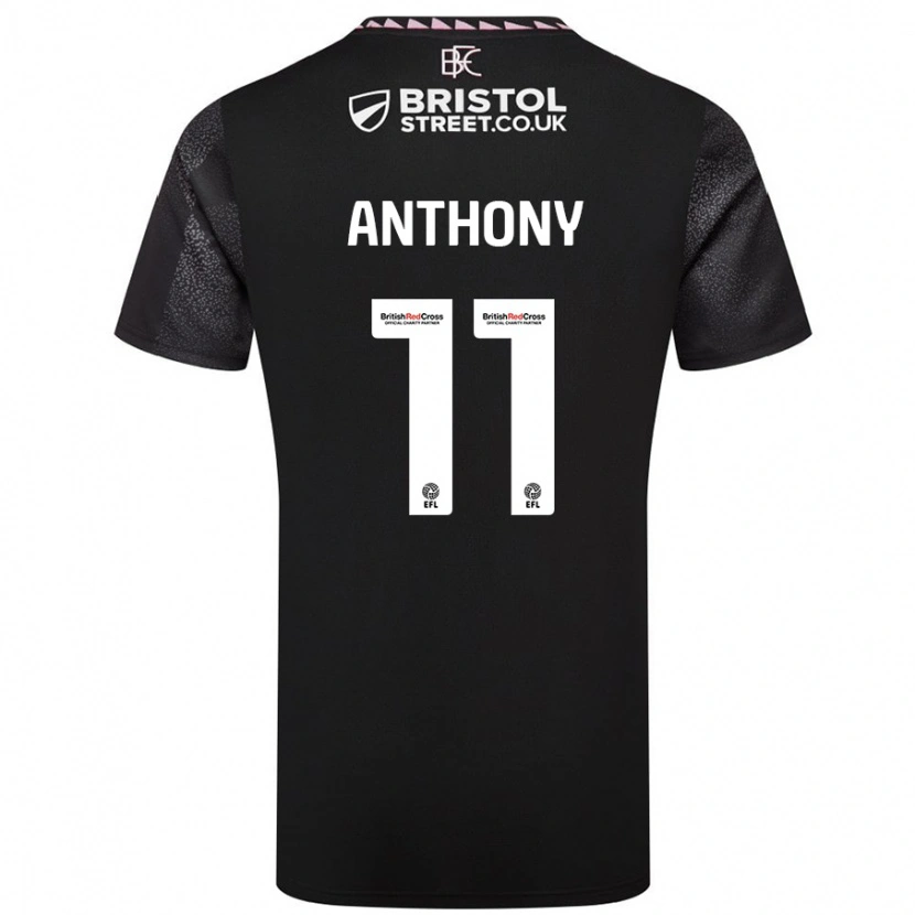 Danxen Niño Camiseta Jaidon Anthony #11 Negro 2ª Equipación 2024/25 La Camisa