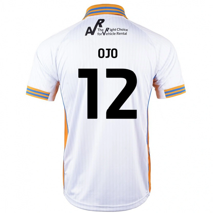 Danxen Niño Camiseta Funso Ojo #12 Blanco 2ª Equipación 2024/25 La Camisa