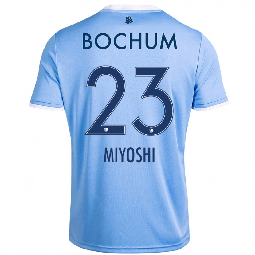 Danxen Hombre Camiseta Koji Miyoshi #23 Azul Cielo 2ª Equipación 2024/25 La Camisa