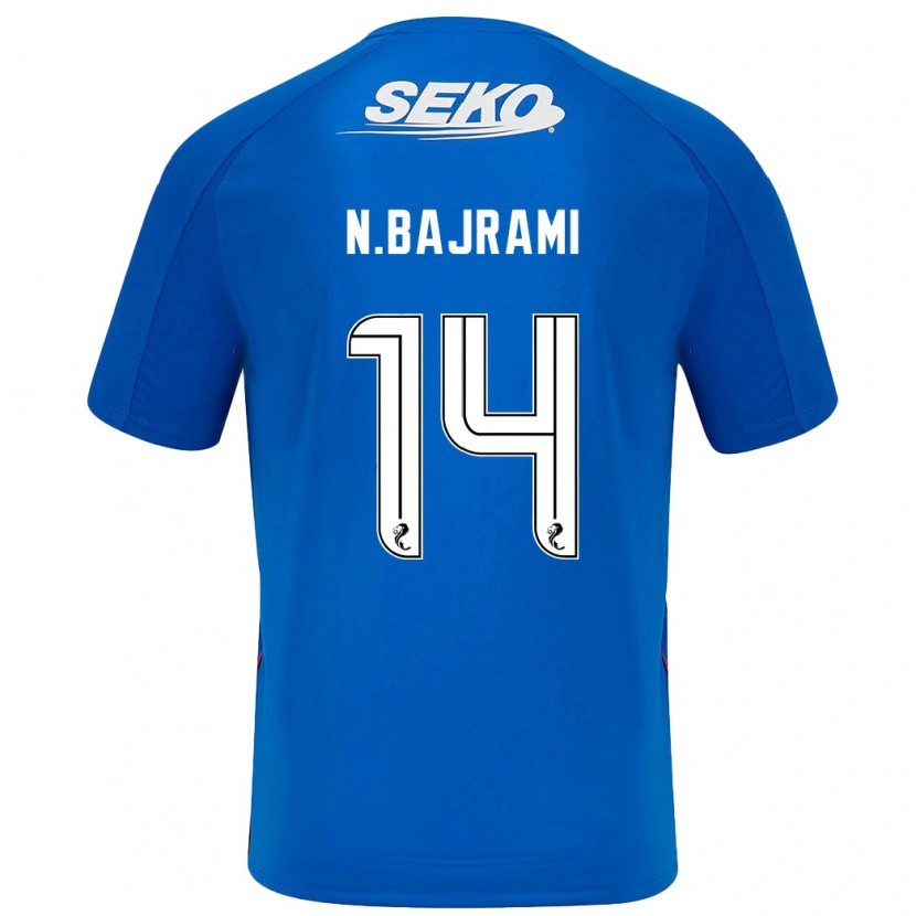 Danxen Mujer Camiseta Nedim Bajrami #14 Azul Oscuro 1ª Equipación 2024/25 La Camisa