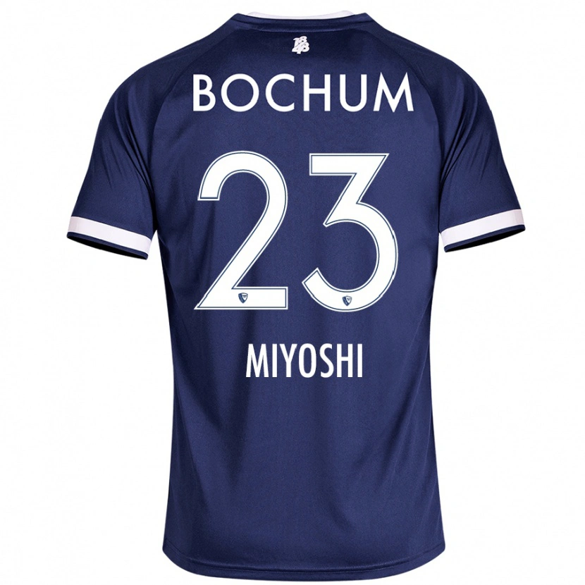 Danxen Mujer Camiseta Koji Miyoshi #23 Azul Oscuro 1ª Equipación 2024/25 La Camisa