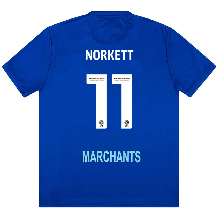 Danxen Mujer Camiseta Manni Norkett #11 Verde 2ª Equipación 2024/25 La Camisa